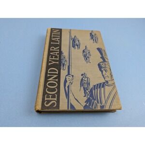 Scudder's Second Year Latin 1954 Jenney Allyn and Bacon Hardcover Book